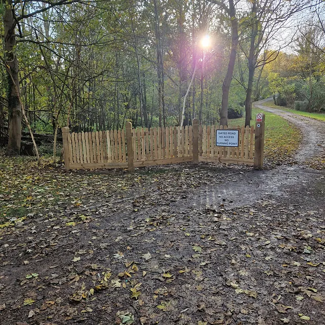 Wooden fencing