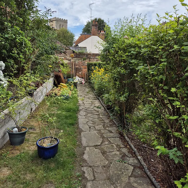 Before fencing fitted in Welwyn Garden City