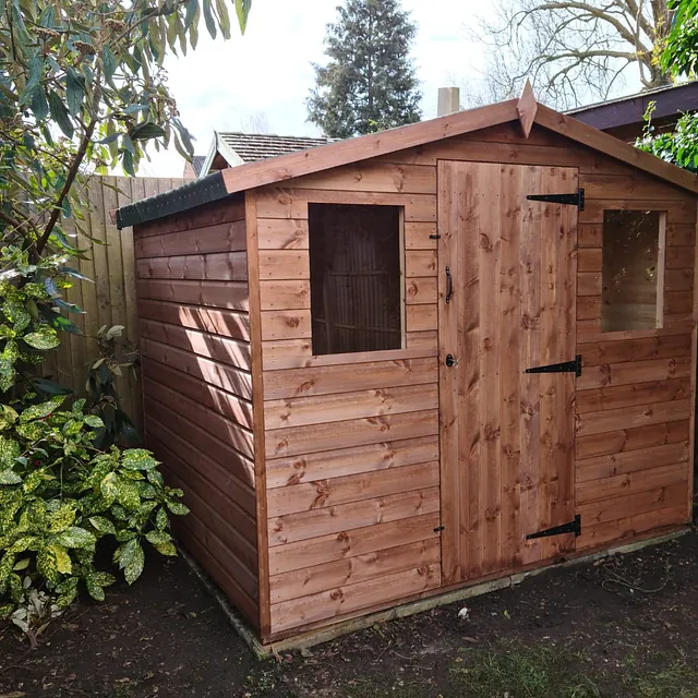 Wooden shed