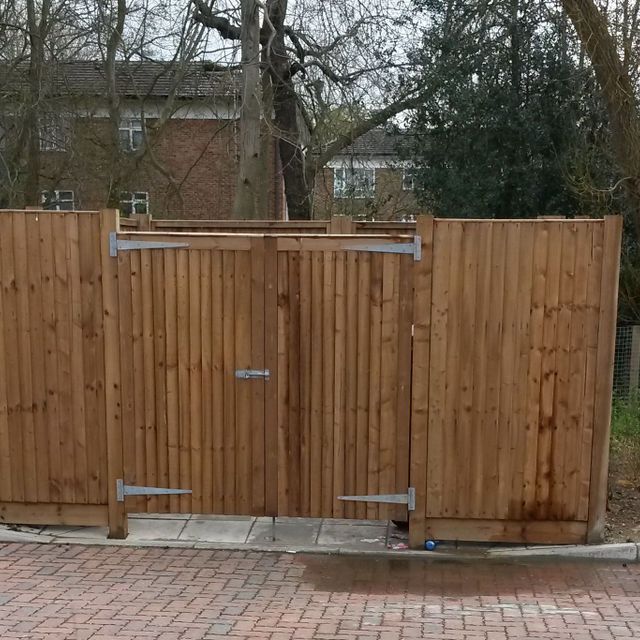 Wooden Gate - double gates