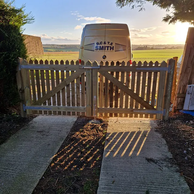 Wooden gate