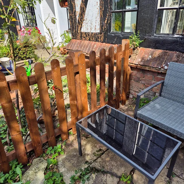 After wooden picket fence fitted in welwyn garden city